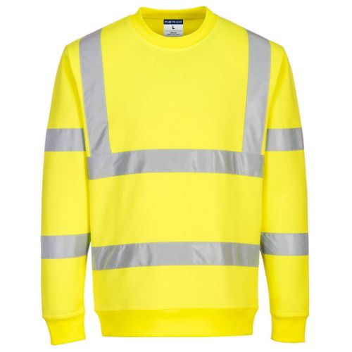 Portwest Eco Hi-Vis Sweatshirt Yellow Yellow